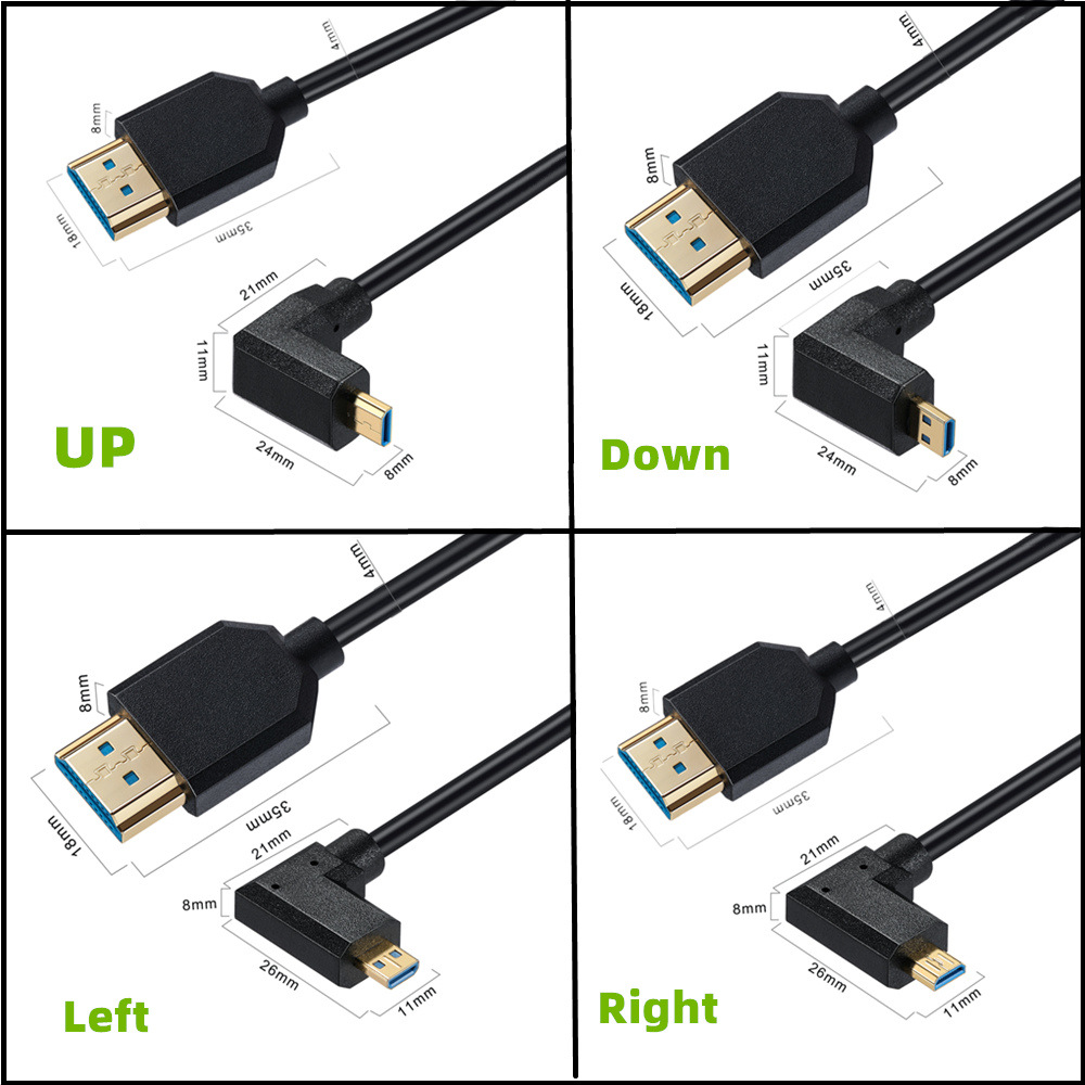 Mini Hdmi To Hdmi Cable Ultra Slim - OD4.0mm Slim/Ultra Slim Micro Mini HDMI