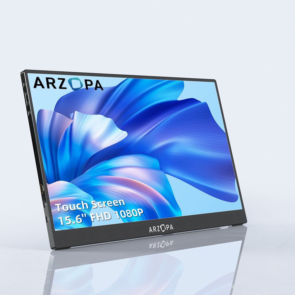 Portable Touchscreen Monitor For Laptop - Arzopa A1T Touchscreen 15.6 Inch 1080P