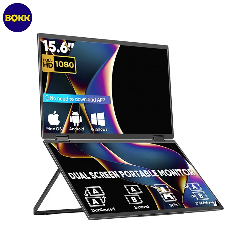 Portable Monitor 15.6 Inch 1080P Type C - New OEM LCD Dual Screen Portable
