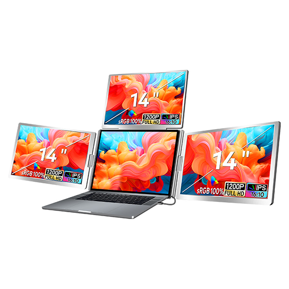 Dual Screen Portable Monitor Extender - 14
