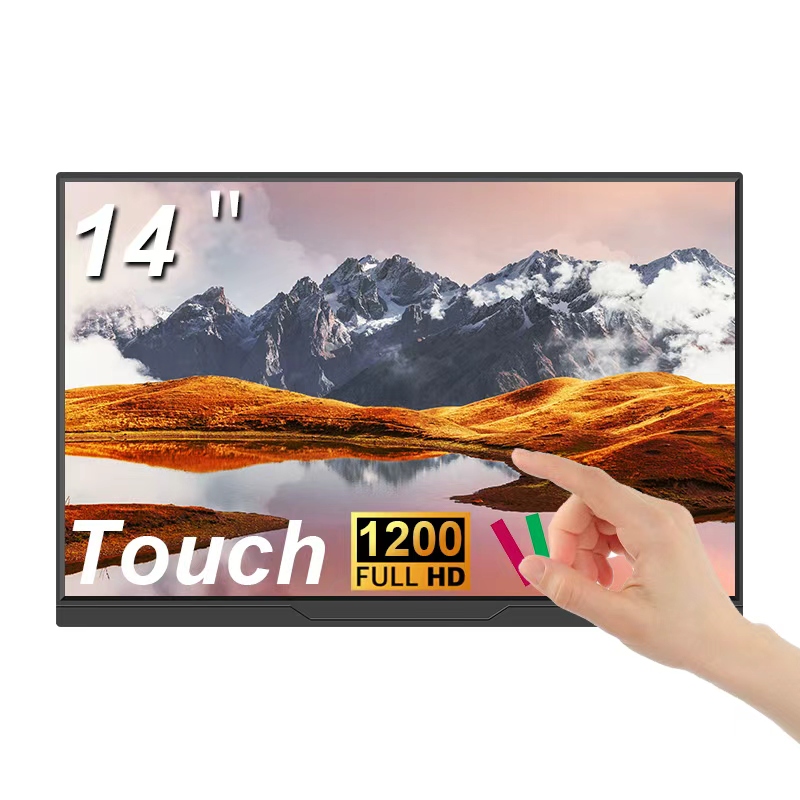 Portable Touchscreen Monitor For Laptop - 14inch Touchscreen Portable Monitor Ultra-thin Type-C