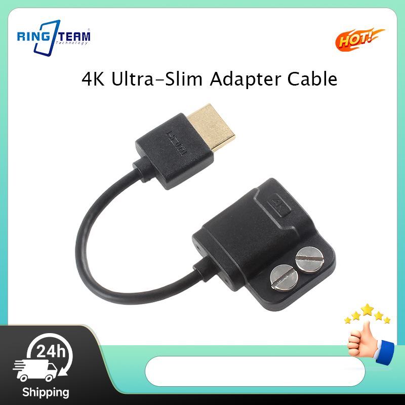Mini Hdmi To Hdmi Cable Ultra Slim - 4K Ultra-Slim HDMI Adapter HDMI Full