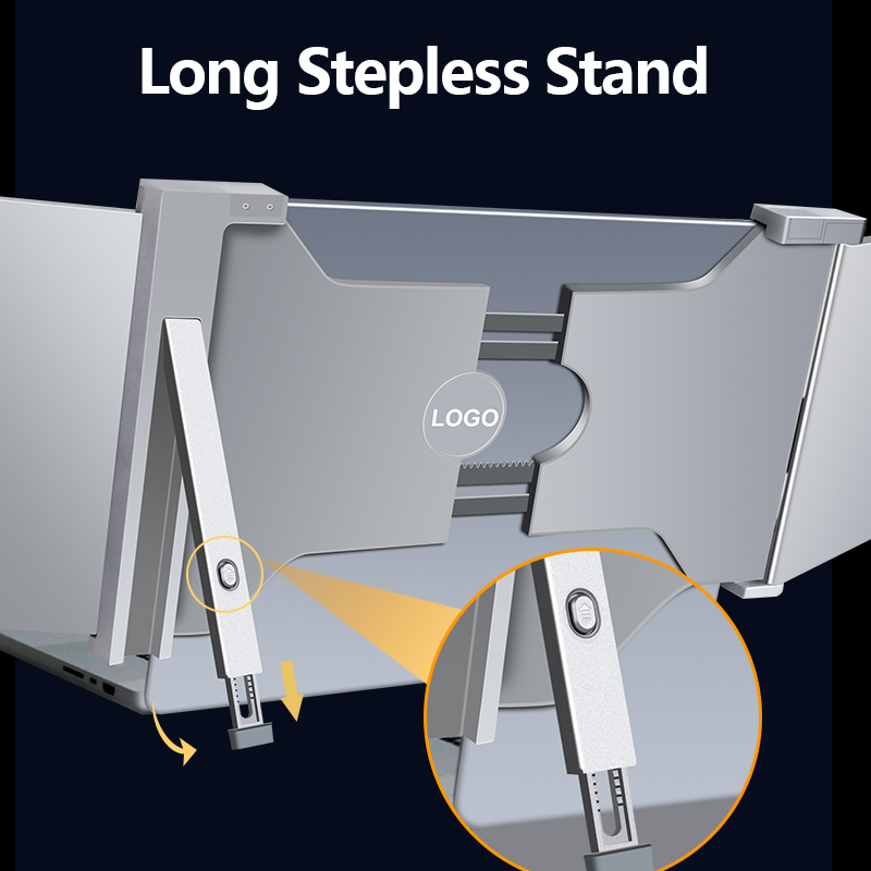 Dual Screen Portable Monitor Extender - 2026 Plug and Play 14'' Expandable