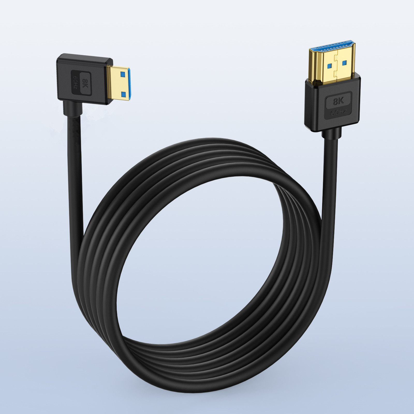 Silicone 8K@60Hz HDMI-Compatib - Mini Hdmi To Hdmi Cable Ultra Slim 评论和价格