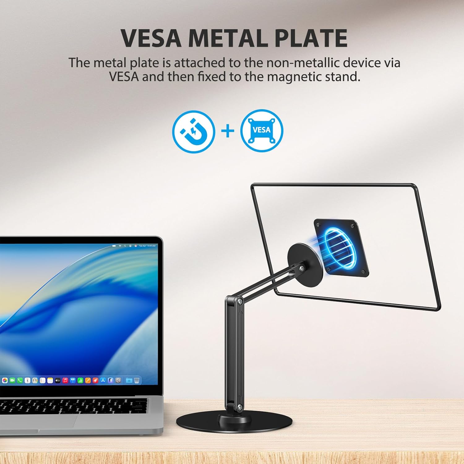 UPERFECT Metal Magnetic VESA 2 - Portable Monitor Mount Arm Vesa 75 评论和价格