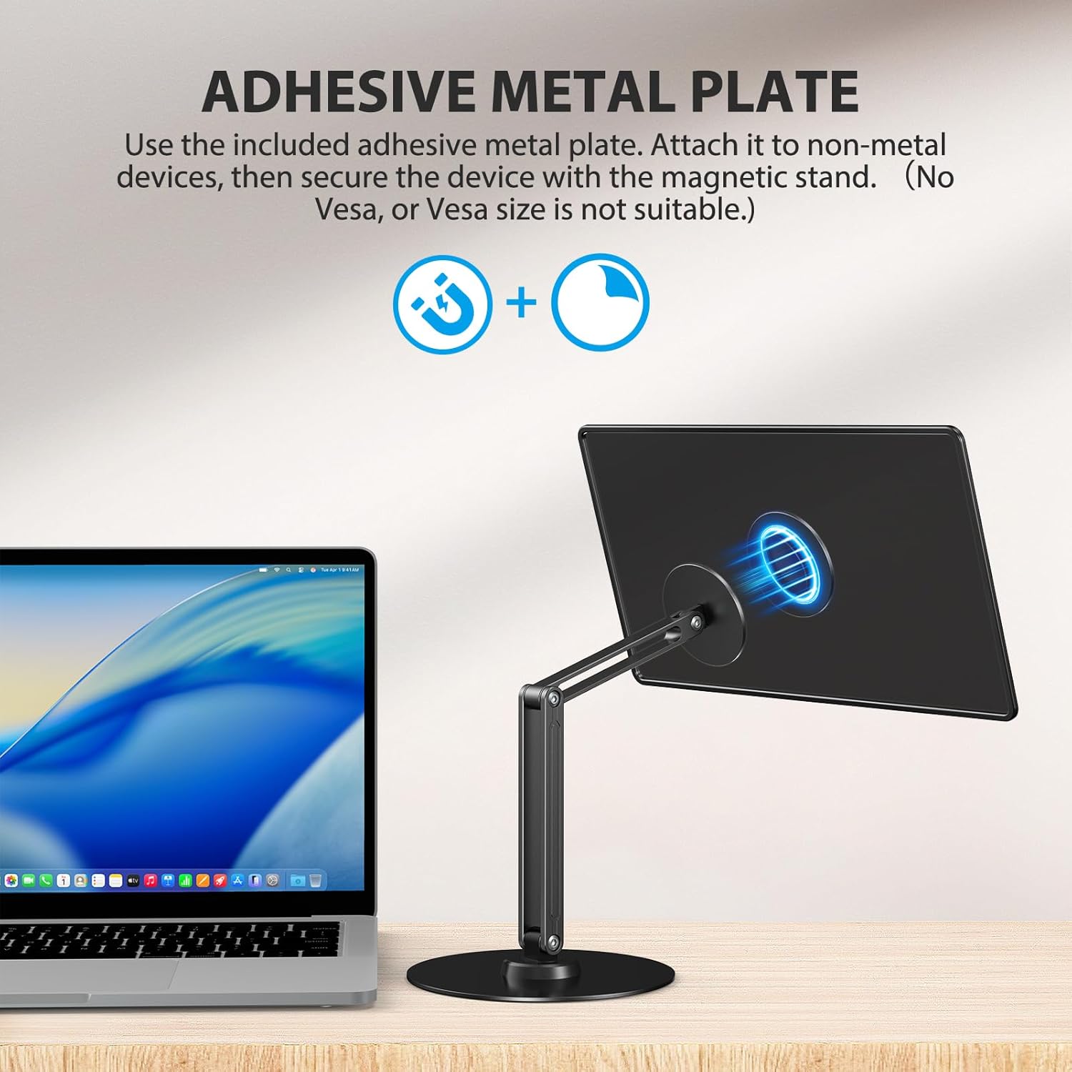 UPERFECT Metal Magnetic VESA 2 - Portable Monitor Mount Arm Vesa 75 评论和价格