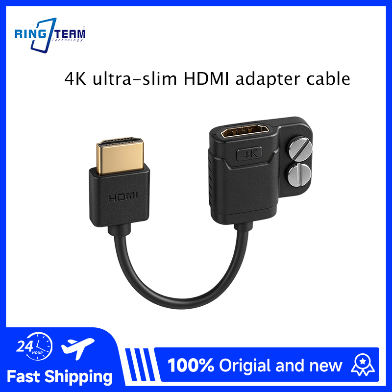 4K Ultra Slim HDMI Adapter Cab - Mini Hdmi To Hdmi Cable Ultra Slim 评论和价格