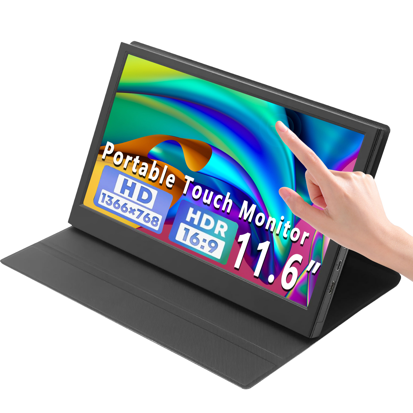 AHXJKA 11.6 Inch Touch Portabl - Portable Touchscreen Monitor For Laptop 评论和价格