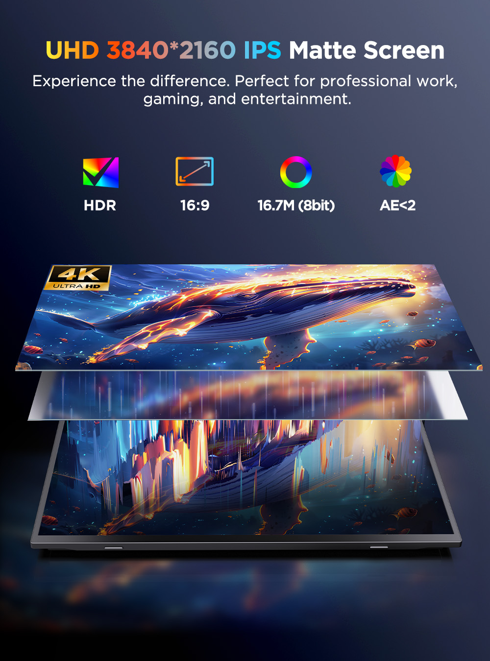 UPERFECT 4K Portable Monitor T - Portable Touchscreen Monitor For Laptop 评论和价格