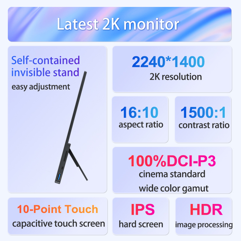 VCHANCE 14'' 2K Touchscreen Po - Portable Touchscreen Monitor For Laptop 评论和价格