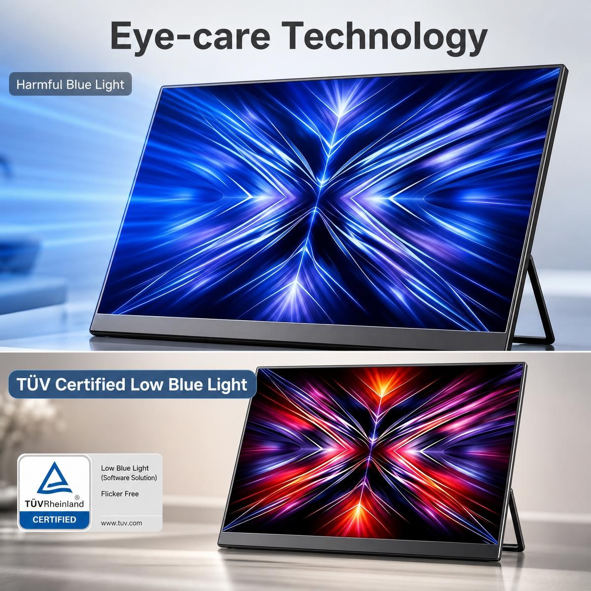 Portable Monitor 16 inch 1200P - Dual Screen Portable Monitor Extender 评论和价格