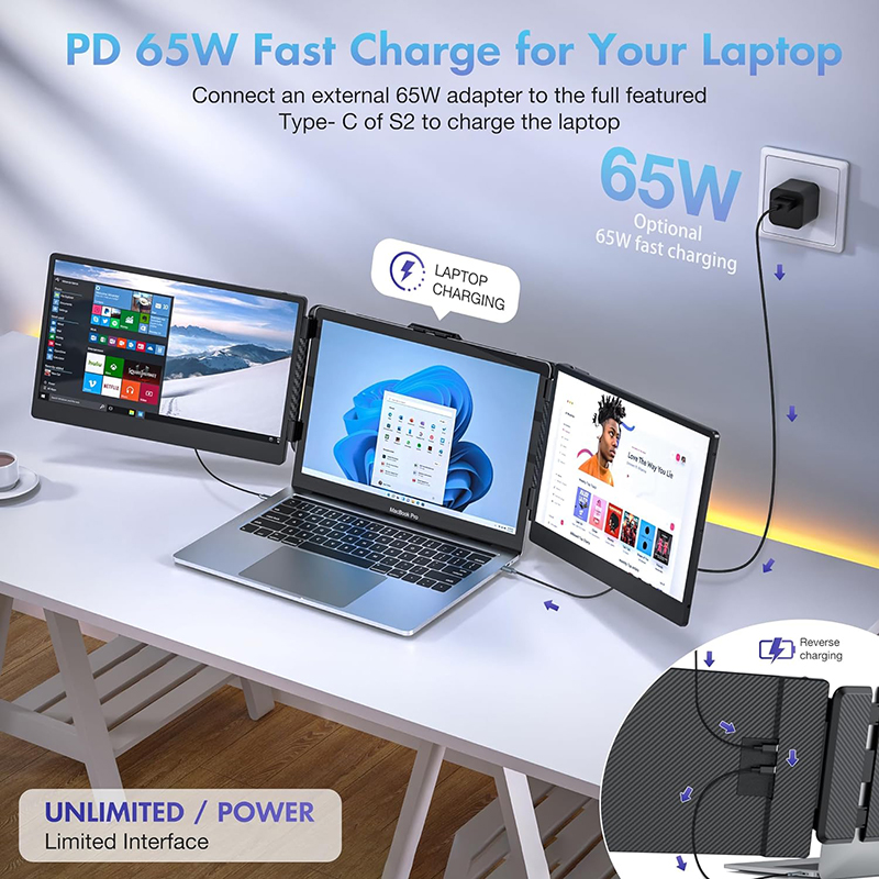 Factory Portable Monitor 14 In - Dual Screen Portable Monitor Extender 评论和价格