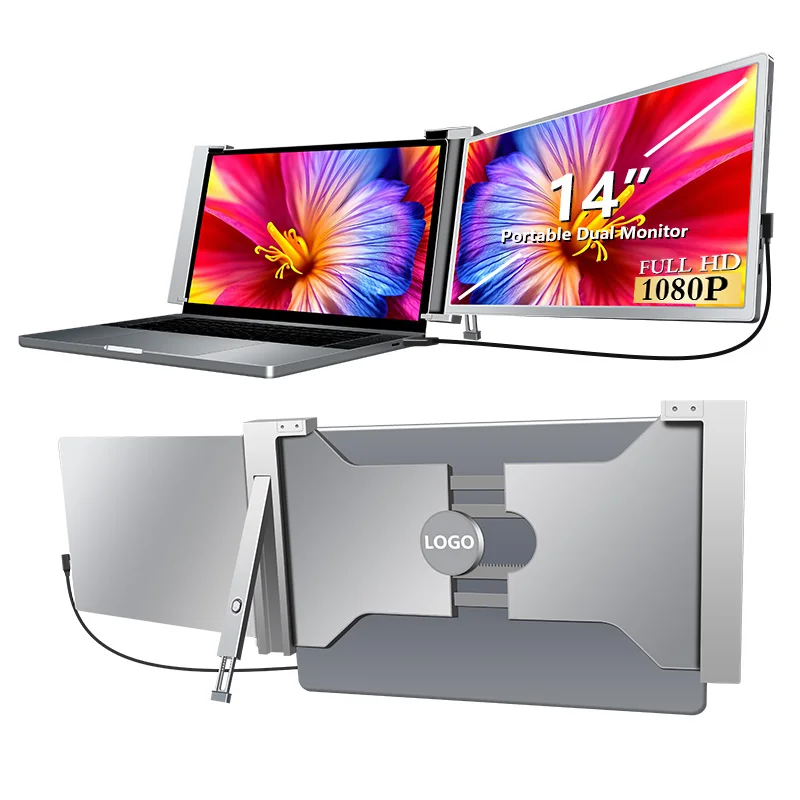 2026 Plug and Play 14 Inch Dua - Dual Screen Portable Monitor Extender 评论和价格
