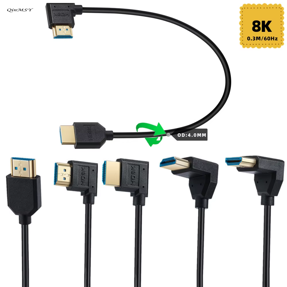 OD4.0mm Slim/Ultra Slim Micro  - Mini Hdmi To Hdmi Cable Ultra Slim 评论和价格