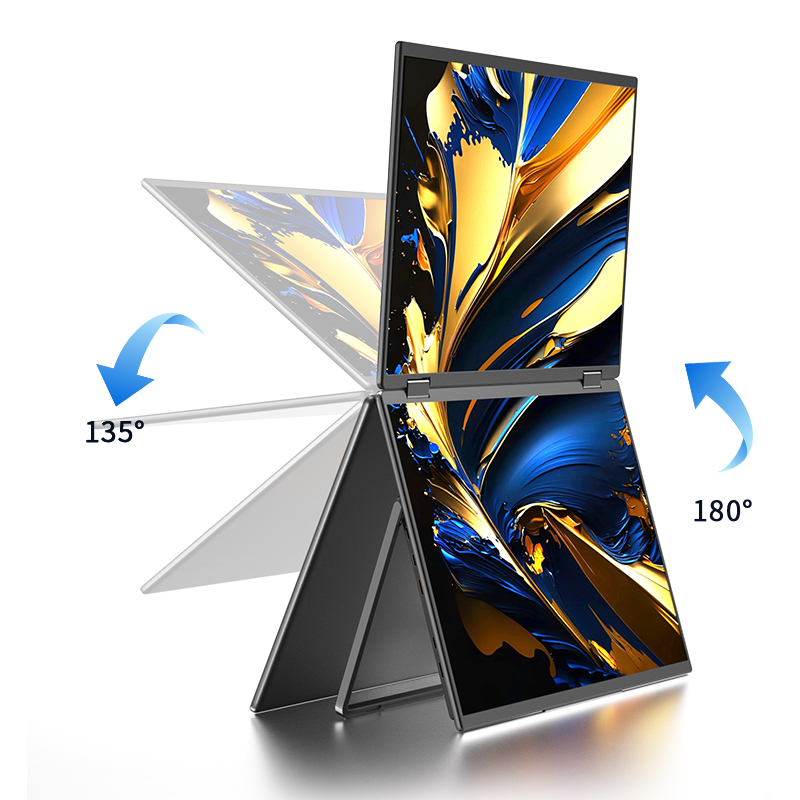 DNL 15.6 inch 4K Dual Screen P - Triple Screen Laptop Monitor Foldable 评论和价格