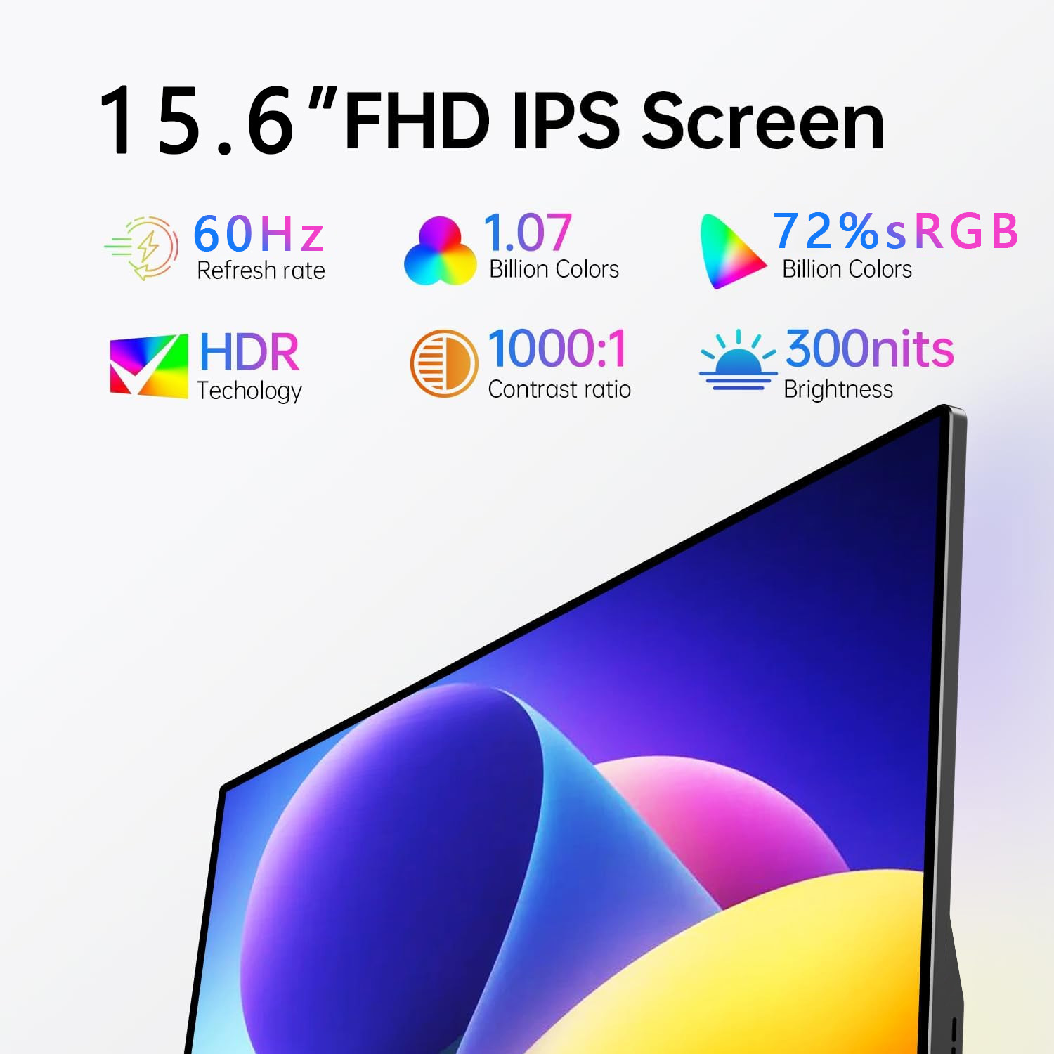 15.6 Inch Portable Touch Monit - Portable Monitor 15.6 Inch 1080P Type C 评论和价格