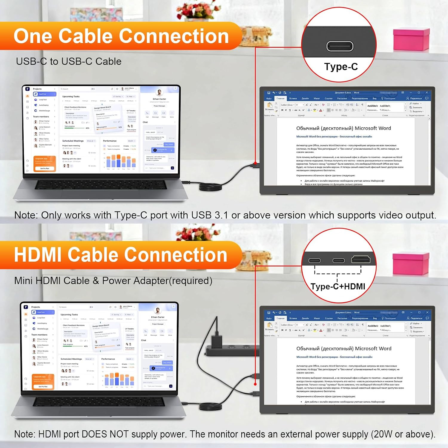 15.6 Inch Portable Touch Monit - Portable Monitor 15.6 Inch 1080P Type C 评论和价格