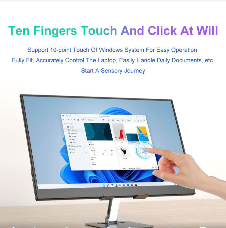 NEW Eimio 15.6 Inch FHD 1080P  - Portable Monitor 15.6 Inch 1080P Type C 评论和价格