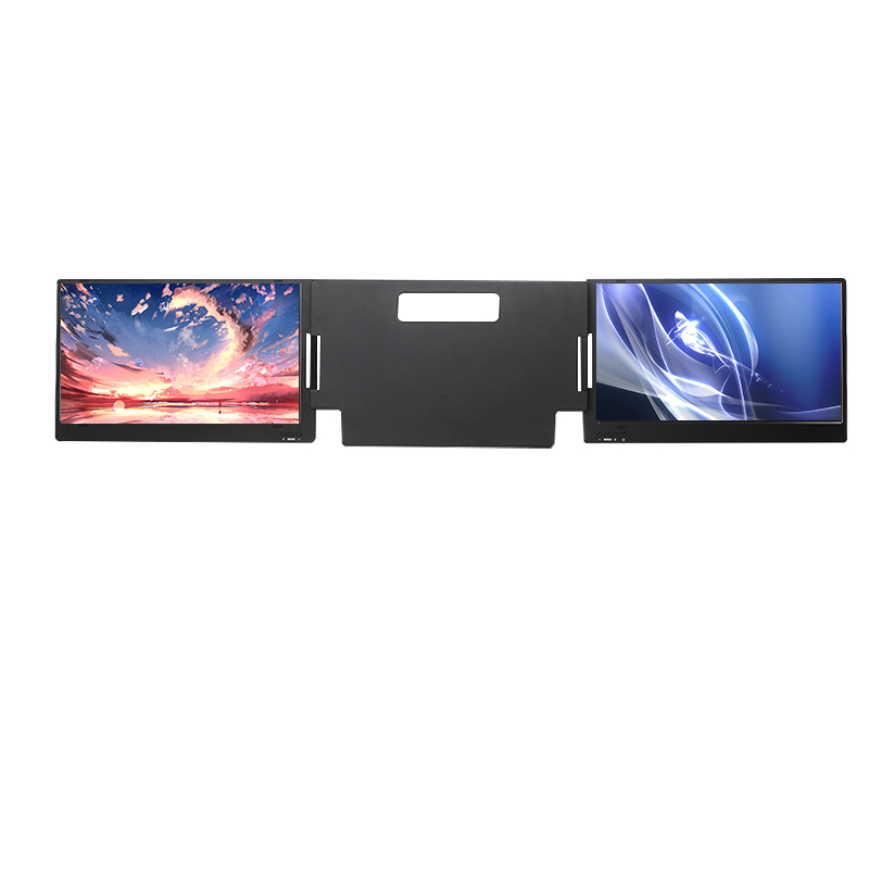 15.6 Inch Laptop Screen Extend - Triple Screen Laptop Monitor Foldable 评论和价格
