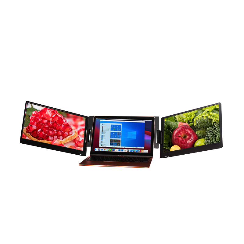 15.6 Inch Laptop Screen Extend - Triple Screen Laptop Monitor Foldable 评论和价格