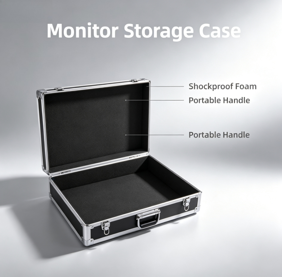 Hard Shell Monitor Carrying Ca - Portable Monitor Carry Sleeve Bag 评论和价格