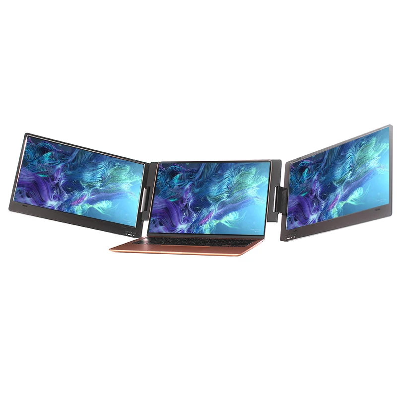 Laptops Foldable Design Portab - Triple Screen Laptop Monitor Foldable 评论和价格