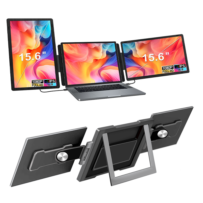 14 Inch Triple Screen Laptop E - Dual Screen Portable Monitor Extender 评论和价格