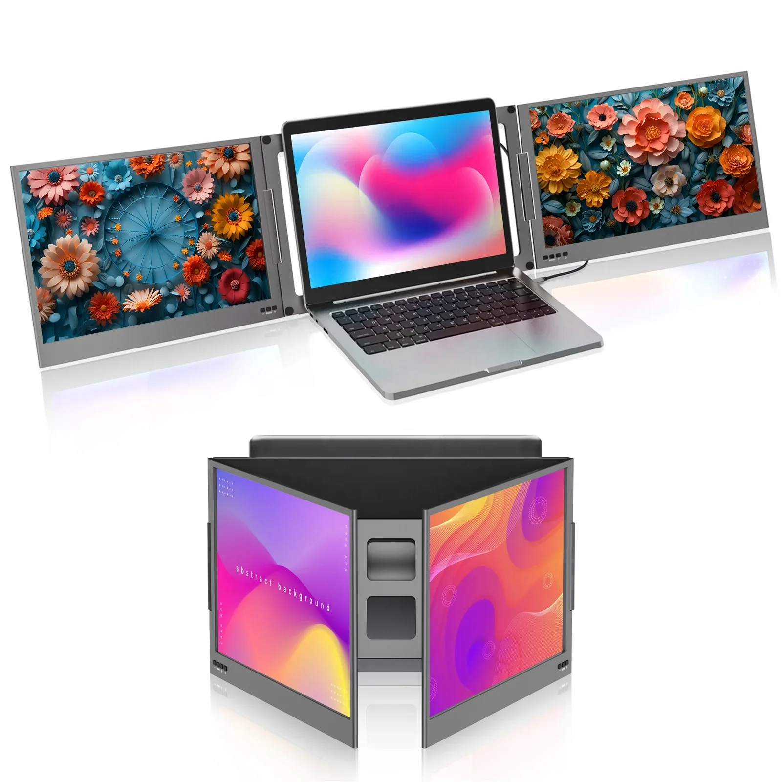 Portable Laptop Screen Extende - Dual Screen Portable Monitor Extender 评论和价格