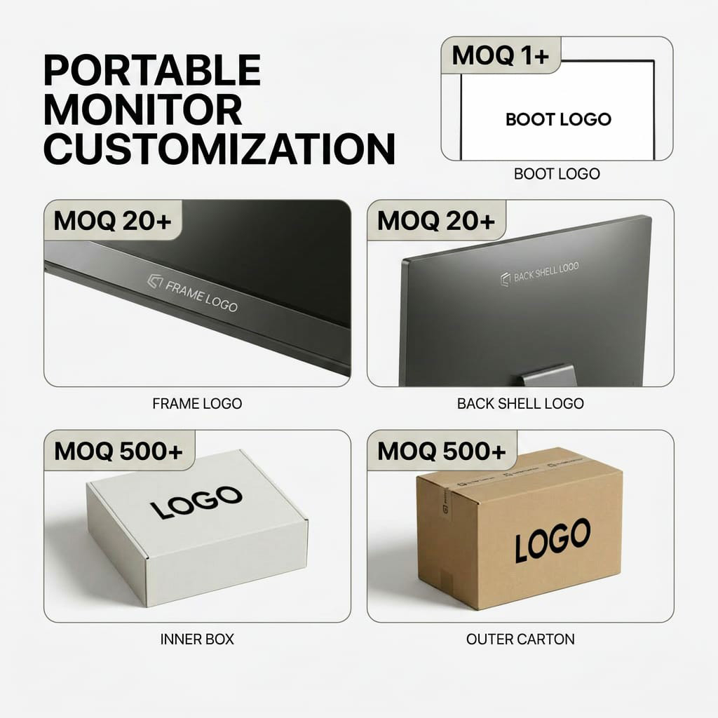 Custom 15.6 Inch 1080P IPS Tri - Portable Monitor 15.6 Inch 1080P Type C 评论和价格