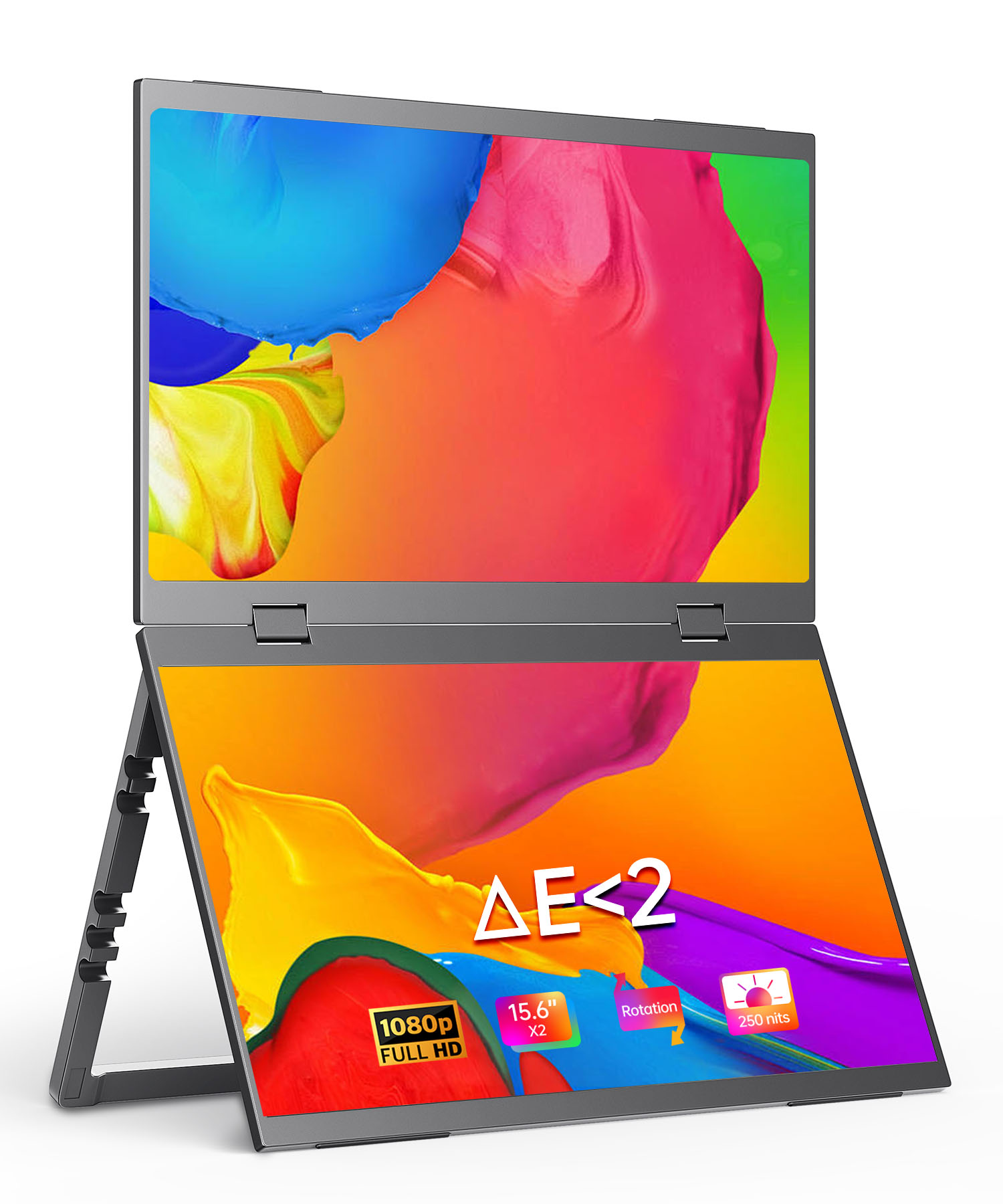The dual-fold Type-C portable  - Portable Monitor 15.6 Inch 1080P Type C 评论和价格