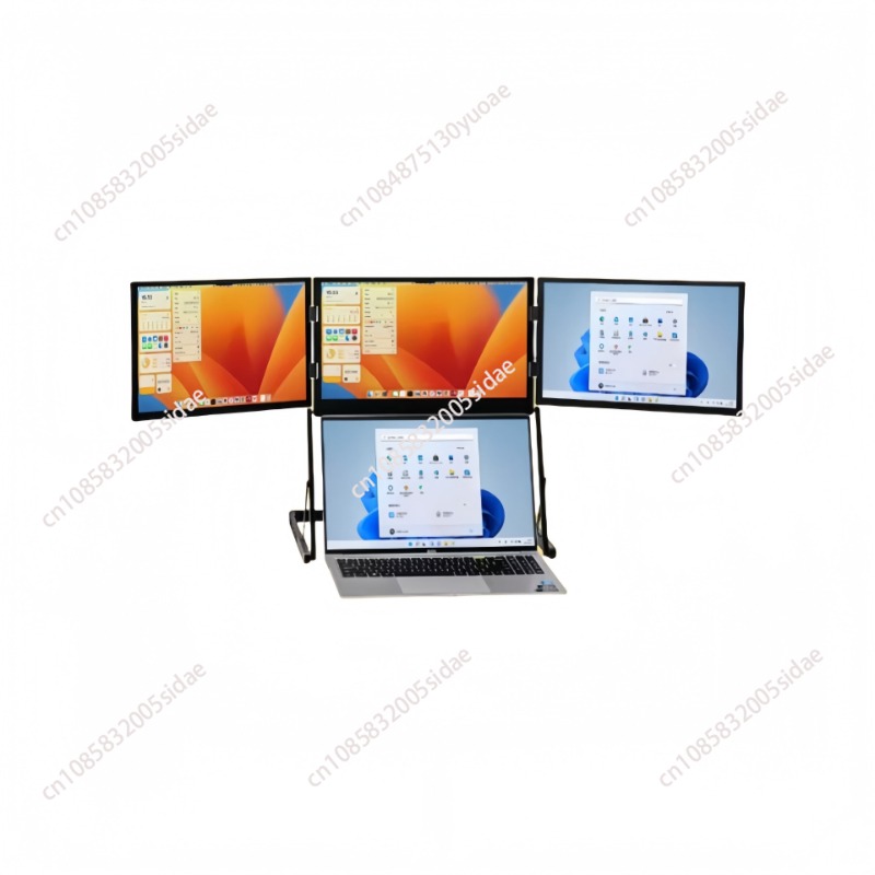 Laptop Extended Screen Portabl - Triple Screen Laptop Monitor Foldable 评论和价格