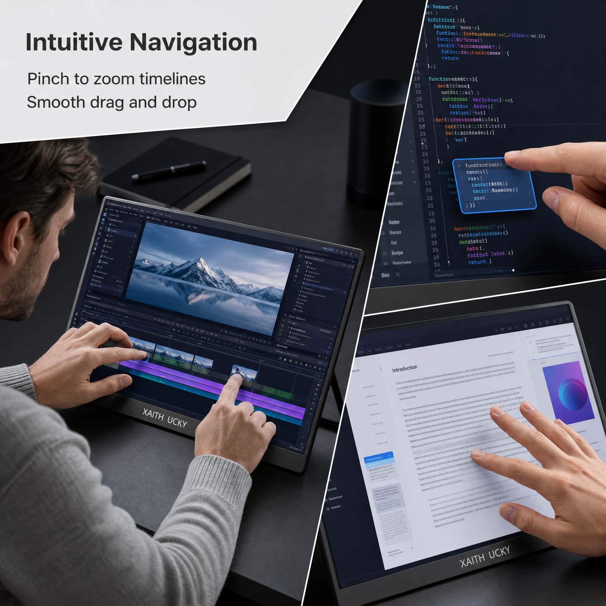 14‑Inch 10‑Point Touchscreen P - Portable Touchscreen Monitor For Laptop 评论和价格